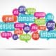 nuage de mots : extensions de domaine